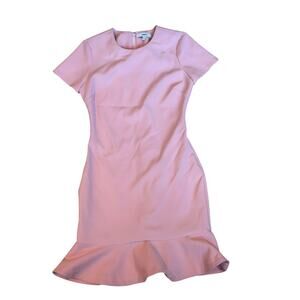 Likely Blush Pink Short Sleeve Peplum Hem Dress – Size 6